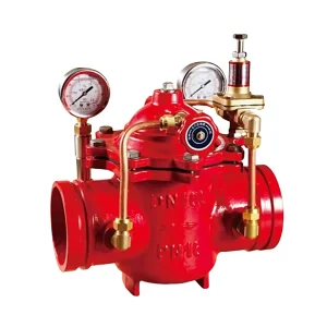 Ductile Cast Iron Pressure Reducing Valve 3 4 6 8 inch Grooved