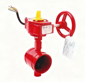 Ductile Iron Butterfly Valve Manual Fire Protection Pipeline Channel Pressed Butterfly Valve