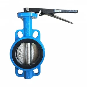 Ductile Iron Butterfly Valve PN16 DN50 DN600 Manual Operated EPDM Rubber Sealing SS304 Model Water Application Normal 18 Month