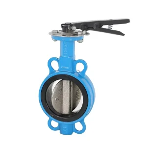 Ductile Iron Butterfly Valve Temperature Manual Wafer Type for Industrial Water Use Manufactured China’s ODM OEM OBM
