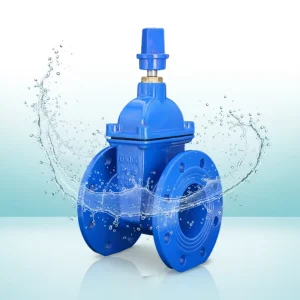Ductile Iron Cast Iron Non-Rising Stem Industrial Safety Structure Gate Valve Manual Power Resilient Seated Water Application