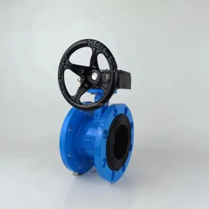Ductile Iron Flange Butterfly Valve 4 inch D341X 16Q Suitable for Water Media