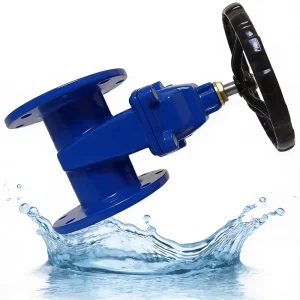Ductile Iron GGG50 Gate Valve DIN F4 PN16 Flanged Resilient Seated EPDM Liner Liquid Flow Control Potable Systems