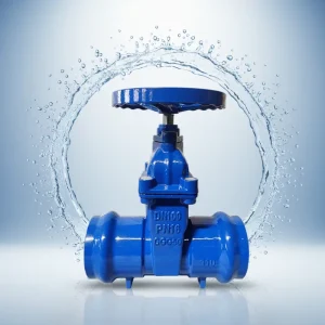 Ductile Iron Gate Valve Socket Resilient Seated Manual Safety Water Valve with Handwheel Gland Type