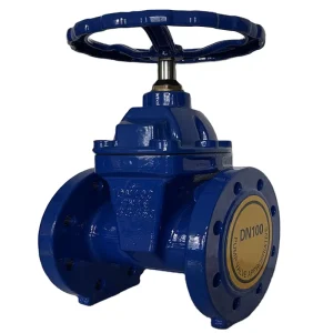 Ductile Iron Gate Valve Soft Sealed Non Rising Stem Flange Valve with Elastic Seated Design