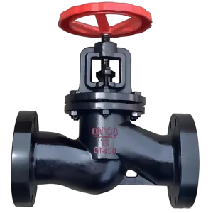 Ductile Iron Globe Valve Flange Connection 1in 8in Brass Disc Gas Water Oil Media Normal Temperature Manual Stop Valve 1.6MPa