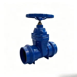 Ductile Iron Groove Concealed Soft Seal Gate Valve Manual Water PN10 PN16 Low Temperature