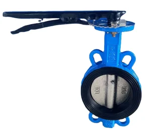 Ductile Iron Lug Butterfly Valve with EPDM Rubber Seat Handle and Worm Wheel Wafer