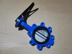 Ductile Iron Manual Clamp Butterfly Valve Model SS316 DN50-DN600 Port Size Normal Temperature Corrosion resistant for Water Gas