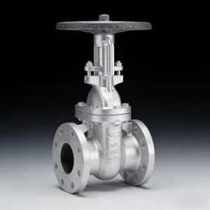 Ductile Iron Manual Gate Valve Flanged Ends Water Oxygen Steam Air Oil
