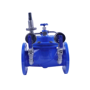 Ductile Iron Manual Hydraulic Control Valve 200x Operated Pressure-Reducing Valve for Water Media