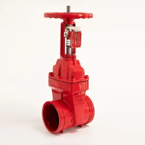 Ductile Iron Manual Water Gate Valve with Rubber sealed Soft seal Groove Design for Pipeline Fire Protection