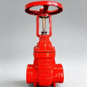 Ductile Iron Open Stem Concave Connection Gate Valve for Water Oil and Other Media