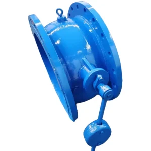 Ductile Iron PN16 Tilting Disc Check Valve DN450 With Counter Weight and Hydraulic Damper Slow Closing Check Valve