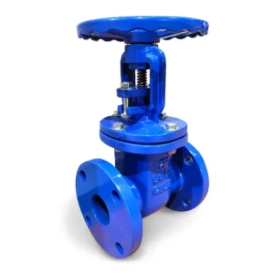 Ductile Iron Standard Water Flanged Gate Valve PN16 PN25 DN100 DN250 Hard Soft Seal with Manual Power Flange End