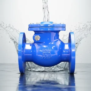 Ductile Iron Swing Check Valve Flange Type Safety Manual High Temperature Industrial Water Pipe Non Return Valve