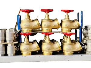 Durable Brass Angle Oblique Pattern Hydrant Landing Fire Hydrant Valve PN16 2.5inch Flange Angle Screw Type Pressure