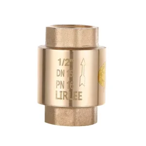Durable Brass One Way Vertical Foot Valve Spring Check Valve