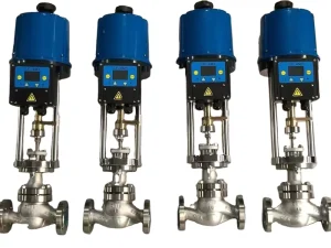 Durable Pneumatic Piston Operated 2 Inch Linear Feature V Port Trim Stainless Steel Control Valve