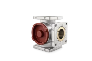 Durable Three Way Ball Valve Aluminum Alloy Body Square Flange for Tank Truck Pipeline System DN50 DN80