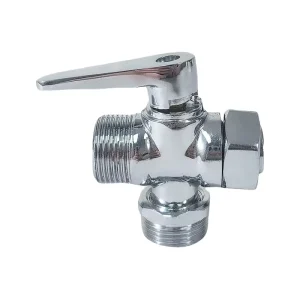 EN1213 CW617N Brass Angle Stop Valve with Zinc Handle for Bathroom Drinking Water Systems