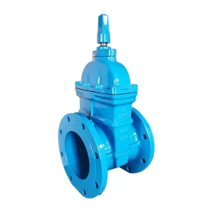 EN593 GGG50 Double Flanged Resilient Seat Gate Valve Manual Non Rising Gate Valve