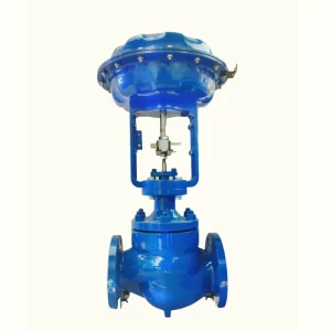 EP Positioner YT1000L DN50 ZJHP Series Carbon Steel Pneumatic Single-Seated Cage-Type Pressure Control Valve