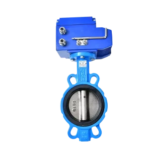EPDM Seated GGG40 Ductile Iron DN25 DN300 Lug Type Industrial Water Motorized Electric Actuator Butterfly Valve