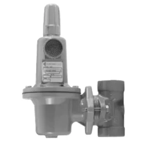 EXCELAMEC 627 DN25 Pneumatic Natural Gas Regulator Low Pressure Reducing Valve for Gas Pipeline 700kg h Pressure Regulation