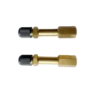 EXS-50 2″ Rigid Brass Truck Valve Stem Extensions Hand Tool Tire Valve Extender for Wheel Schrader Tyre Adapter Valve Extension