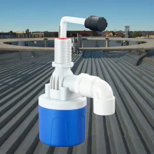 Easy Install 1/2″ Fully Automatic Water Level Control Float Valve Water Level Controller Float Valve for Water Tank Tower Pool