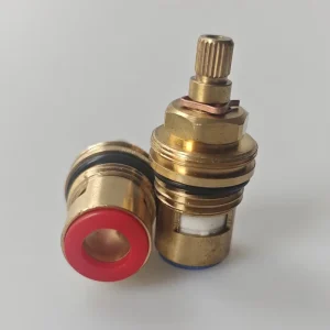 Easy Installation Brass Stem Disc Cartridges Faucet Valve Replacement Quarter Turn 1/2″ for Faucet