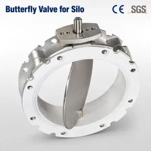 Easy Manual Operation Manual Butterfly Valve for Cement Silo Discharge System