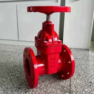 Elastic Sealing Flange Gate Valve for Water Plants WCB Gate Valve for Pipeline Flow Control