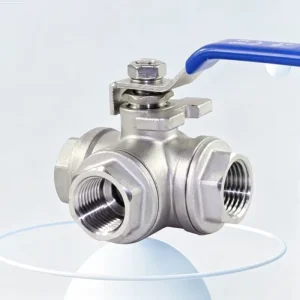 Electric 3 Way T Type Stainless Steel High Pressure 1000PSI Leak Proof Female Thread 1 2 Inch Ball Valve 200m h for Water OEM
