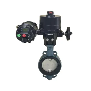 Electric AC220V Planetary Gear Actuator with IP67 Electric Flow Control Butterfly Valve for Valve Parts