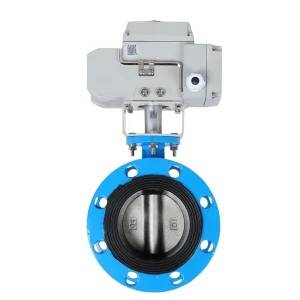 Electric Actuated Butterfly Valve 220V EPDM Seal PN16 Water Treatment Remote Control Intelligent Actuator
