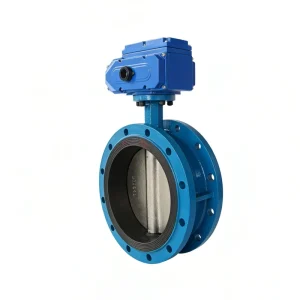 Electric Actuated Butterfly Valve Flanged Soft Seal Butterfly Valve for Water Supply DN50 DN1200 Motorized Valve