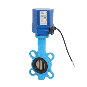 Electric Actuated High Temperature Butterfly Valve Dn25-300 Cast Iron with Motor Operated Actuator IP67 Rated PN10/PN16 Pressure
