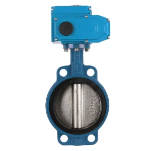 Electric Actuated Motorized Butterfly Valve DN80 DN200 Ductile Iron Water Control Valve for HVAC Systems