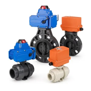 Electric Actuated UPVC Valve Series Butterfly Valve Ball Valve for Water Treatment and Chemical Pipeline Control