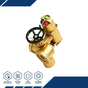 Electric Actuator 380V Ac for Gate Globe Valves 4 20ma Feedback Central System
