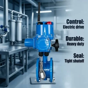 Electric Actuator for Butterfly Valve DN32-DN2000 High Temperature Base Oil Water Gas Motorized Control Electric Butterfly Valve