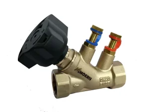 Electric Automatic Water Flow Control Valves PICV Brass Two Way Pressure-Independent Balancing Valve