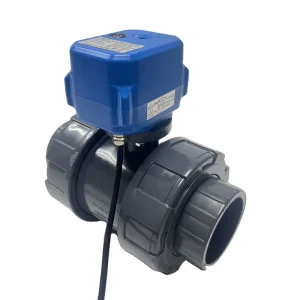 Electric Ball Valve UPVC/PVC Motorized Water Valve 2-Way 1.6 MPa Automatic On/Off Valve for Irrigation Pool and PLC Control Systems