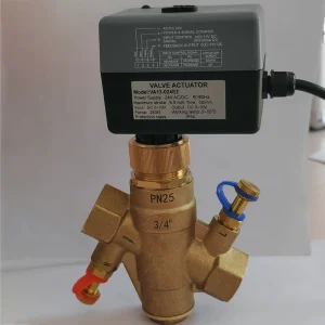 Electric Brass Water System Pressure Independent Control Valve