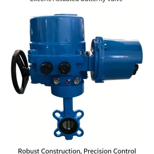 Electric Disc Butterfly Valve with Intelligent IP68 Electric Actuator for Water Flow Control