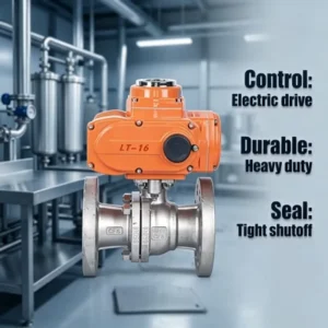 Electric Flange Ball Valve Stainless Steel Soft Seal Can Cut off Switch Type Ball Valve Electric Ball Valve