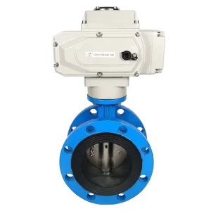 Electric Flange Butterfly Valve D941X-16Q Soft Seal Open Close DN80 100 150 200 250 300 Butterfly Valve