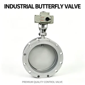 Electric Flange Butterfly Valve Stainless Steel Water Ventilation and Smoke Exhaust Butterfly Valve